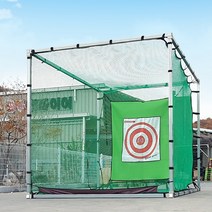 야외용 골프망 연습장 사각파이프, K)사각파이프 2.4 폭3m우측확장