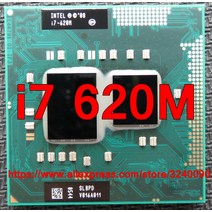 파워딜 인텔 코어 i7 620M 2.66GHz 듀얼 프로세서 PGA988 SLBPD 모바일 CPU 노트북, 한개옵션0