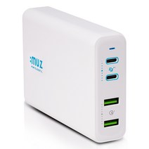 고속멀티충전기 PD100W C타입 PD지원 동시충전 화이트, 단품