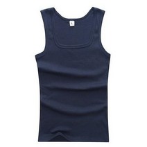 여성용 승마 어린이 남성용 민소매 피트니스 캐주얼 조끼 블랙 화이트 그레이 플러스 사이즈 여름, [02] L, [08] Dark blue