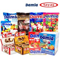 담라캔디 수입사탕/츄잉캔디/타르트 대용량, 뉴 담라 어쏘티드 캔디 90g
