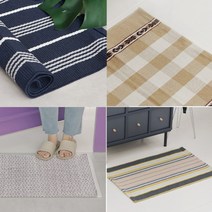에스닉 면 발매트 러그 5종 45*70 / 60*90, 네이비(45*70) 1130-1