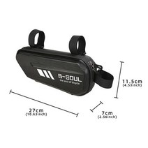 자전거가방 RZAHUAHU B-SOUL Electric Scooter Hanging Bag Waterproof Motorcycle Frame Package EVA Hard Shel, [02] Right side A