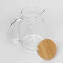 차우려내기 거름망 손잡이 유리 물병 밀폐유리병 물통