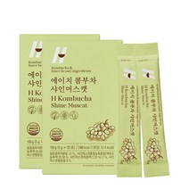 저분자피쉬콜라겐 발효유산균 유기농 에이치 콤부차 샤인머스캣 100g (5gx20포)x2통