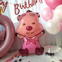 재미제이 잔망 루피 대형은박풍선 두돌 세돌 생일상 뽀로로 생일파티