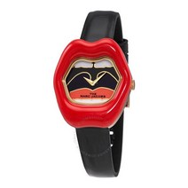 Marc Jacobs 마크 제이콥 The Lip Quartz Black Dial 쿼츠 블랙 다이얼 Ladies 여성 Watch 워치 시계 MJ0120190889