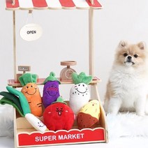 애견 강아지 장난감 야채가게 간식놀이 공구놀이 쿠션 소형, 1, 본상품선택