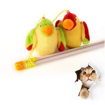 새소리 캣닙인형 냥이 낚시대 1P 색랜덤 뚱냥 오드아이 고양이낚싯대 굉이, 1개