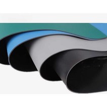 제전매트 실험실 작업대 패드 고무판 공장 실험실, 무광택 그린 1mx10mx3mm 전체 롤