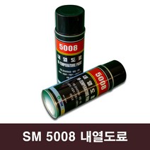 버너 스토브 보일러 가열기 스팀라인 등 내열성이 요구되는 철재 구조물용 내열도료 SM5008, 1개