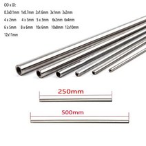 잔디깎기 1 10pcs 250mm500mm 304 원활한 Stainlessy 철강 모세관, 8x7mm  1pcs+500mm