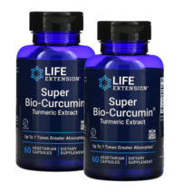 라이프익스텐션 슈퍼바이오 커큐민 식이유황 베지60정 Curcumin 강황 투메릭 2통