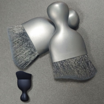 247 브러쉬블랙 깔끔쟁이 간단 청소비법 틈새 키보드 액정 만능 더스트브러쉬 Dust Brush, 1개, 올블랙