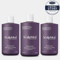 스칼프메드 레드 캡슐 샴푸, 400ml, 3개