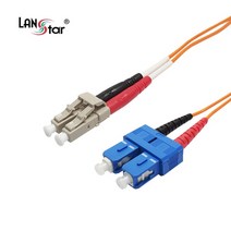 LANStar 랜스타 LC SC 2C 싱글 광점퍼코드 3M LS FSD LCSC 3M, 1