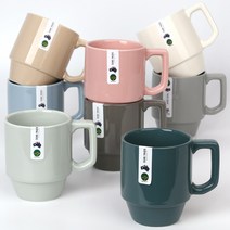 검트리 시드니 머그 (소/대) 8color 머그컵 도자기컵 신혼그릇 혼수 카페머그, 머그(대/330ml)-다크시안