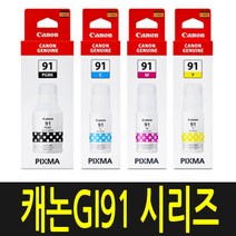 캐논 GI-91 정품잉크 G1920 G1922 G2920 G2923 G2960 G2962 G3920 G3923 G3960 G3962 G3963 GI91, 1개, 검정