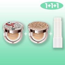 미스트[건성]쿠션2개+워터밤1개 [15g+15g+10g] 스타일71 미스트 60%세럼 쿠션 트윙클라 [건성 피부 추천], 1개, XOXO23호+로즈골드다이아글리터23호(건성)+워터밤