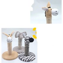 고양이 기둥 캐릭터 반려묘 스크래쳐 루어캣 고공캣, 1개, 당나귀