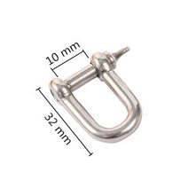 비둘기퇴치망 버드스파이크 비둘기망 2 분리형 새 로프 버클 duo 링 새 발 링 앵무새 벨트 코드 스테인레스 스틸 버클, 은