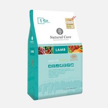 네츄럴코어 에코1 유기농 양고기 S(작은알) 애견사료, 피부/털개선, 7kg, 1포