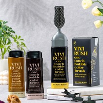 비비러쉬 새치 셀프 부분 버블 거품 염색약 본품+리필 세트, 본품1개+리필2개(9회분), N6 라이트브라운(자연갈색)