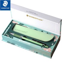 스테들러 925 35 라이트그린 한정판 샤프(가죽케이스 상자 포함)