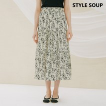 숲 플로럴 롱 스커트 SA4SRH1