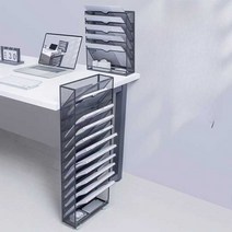 종이 보관함 문서 수납함 거래명세서 학원 공공기관, 13단- 블랙