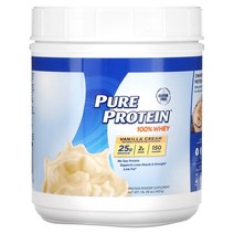 퓨어 프로틴100 웨이(453 g), 바닐라 크림