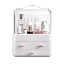 다즈 아크릴 3단 화장품 정리함 커버형 화이트 대형   교체용 손잡이 6p, 1세트