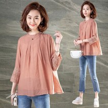 30대 40대 여성 쉬폰블라우스 가을 블라우스