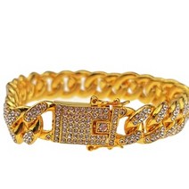 ANKRIC 패션목걸이 힙합 목걸이 쿠바 목걸이 창조적 인 패션 성격 남녀 다이아몬드 펜던트 쥬얼리