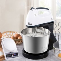 폴라도레 핸드거품기 전동 휘핑기 가정용 믹서 머랭기계 반죽기 +(L), CC-0041-06-F타입