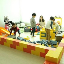 아트블럭 빅블럭 상상블럭 교육완구 블럭장난감, 플레이블럭 옐로우+옐로우