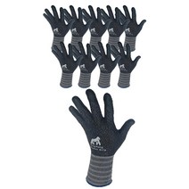 킹콩 스판 터치 NBR 코팅 장갑, 10켤레, M(중)
