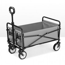 원터치 접이식 폴딩 캠핑웨건 4종 캠핑용 오픈형 트레일러 웨건 캠핑카트 캠핑수레 캠핑캐리어 쇼핑카트, 네이비