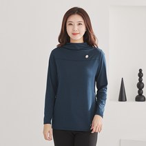 엄마옷 마담4060 가로절개반폴라티셔츠-RATE301001-