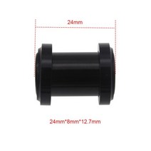 리어샥 자전거리어샥 크랭크암 후면 충격 du 부싱 잠금 충격 부싱 mtb xc dh for fox marzocchi 알루미늄 양극 22.2mm 24mm 25.4mm 38mm, 24mm 2개