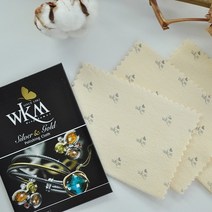 wkm 실버 & 골드 주얼리 실버 변색제거 은광택천 세척천 폴리싱천