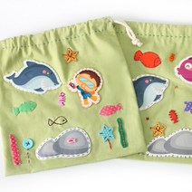 [펠트친구]바다탐험 바느질 연습주머니 만들기