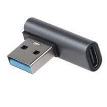 USB USB에서 USB에서 C 암컷 어댑터 90도 USB3.0 to Type C 케이블 커넥터 지원 10Gbps 데이터 전송 랩톱에 대한 데이터 전송, 01 90 Degree, 01 90 Degree