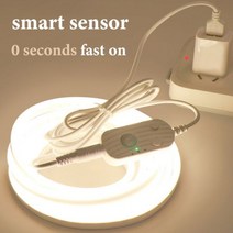 차량경광등 렉카 미니 경광등 USB 충전식 모션 센서 led 스트립 주방 조명 램프 야간 Led 캐비닛 DC 5V 네, 01 6000K-white light_02 2m, 01 Usb sensing