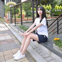 BUyuS85 학교 여자 120 하의 네이비 체육복 반바지 생활복 활동복굿딜 브이숍