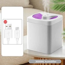 대용량 가습기 대형 영업소용 3000ml 더블 스프레이 회전 라이트 홈 59, humidifier