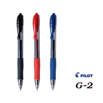 PILOT 파일럿 파이롯트 G-2 볼펜 g2볼펜 지투볼펜, 0.5볼펜-흑색