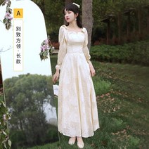 들러리 하객 브라이덜샤워 드레스 작은키 샴페인색 신부 평상복 련 -131102