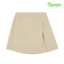 파파야 PAPAYA 옆트임 3부 큐롯팬츠 PNKUSP209B