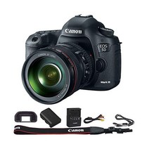 캐논 Canon EOS 5D Mark III 22.3 MP 풀프레임 CMOS 1080p 풀, 24-105mm_Base